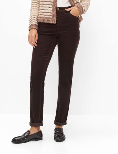 Brax Dames Jeans  Style MARY BRUNETTE, donkerbruin, maat 36