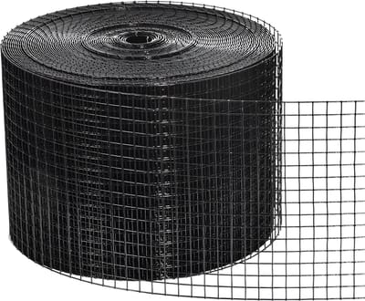 Vogelwering Gaas voor Zonnepanelen 20 cm x 30 m - Gegalvaniseerd Net met 100 Bevestigingsclips - Duivenbescherming