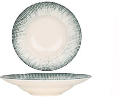 Kütahya Porselen Pastabord - Iceberg - Porselein - 27 cm (450cc) - set van 2