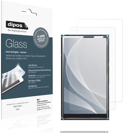 dipos – 2x Matte Pantserfolie geschikt voor MECHEN X56 | 9H Screenprotector
