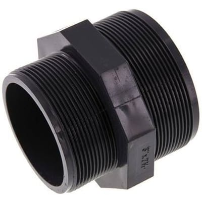Verloopnippel G2 1/2'' X G3'' PVC-U 16bar En 1452-3