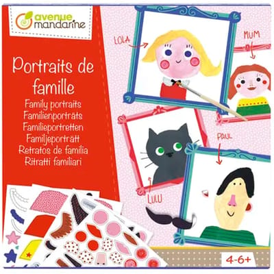 Creatieve familieportretten Avenue Mandarine
