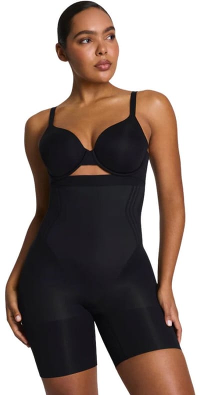 SPANXsculpt GoFigure High Waist Midthigh Short - Maat S - Kleur Zwart