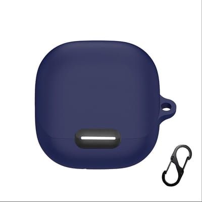 JHUBERS - Cilicone hoes - ultradunne bescherming - marineblauw - slim fit - anti-val - perfect voor SoundCore Liberty 4 NC