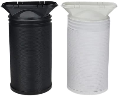 Dailygoods- Uitlaatslang Duurzaam - Flexibele Luchtafvoerslang - Afzuigslang - Voor Mobiele Airconditioning - Eenvoudig te Installeren - Bestand tegen Hitte en Slijtage - Ventilatieslang