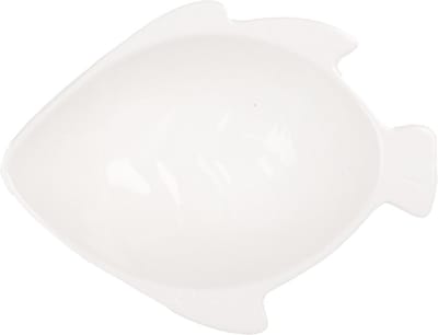 Clayre & Eef Kom Vis 75 ml Wit Keramiek