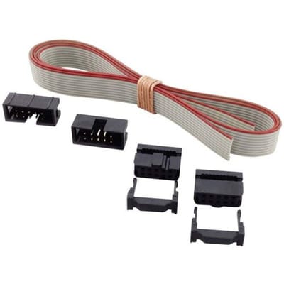 BKL Electronic 10122101 Pinconnectorset Met trekonlasting Rastermaat: 2.54 mm Totaal aantal polen: 16 Aantal rijen: 2 1