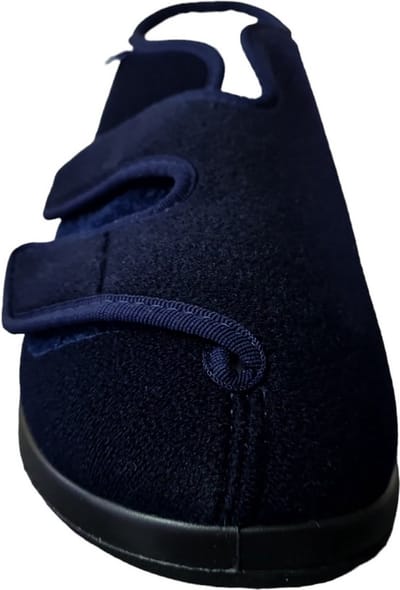 VAROMED - 60920 25 Dames en Heren Verbandpantoffel Klittenbandsluitingen - Blauw - 37