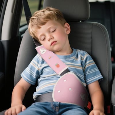 Schattige Zittingriempads voor Kinderen, 2 Stuks, Veiligheidsgordel Bescherming voor Volwassenen en Kinderen, Schouderbescherming en Comfort in de Auto