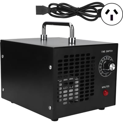 Générateur d'ozone 20 g, purificateur d'air avec minuterie pour maison, serre, ferme, prise AU black