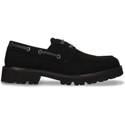 NAE Vegan Shoes DARIO - Heren Bootsschuh Schoenen Zwart - Hergestellt in Portugal