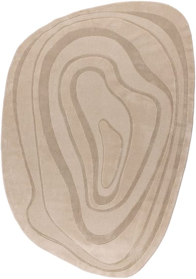 LABEL51 Vinto Vloerkleden - Creme - Polyester - 200x290 cm - Organisch