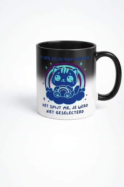 Ik Heb Selectief Gehoor Magische Mok - Gepersonaliseerde Koffiemok