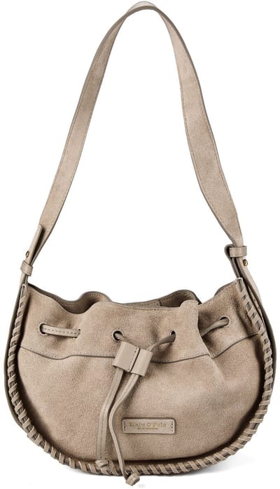 Marc O'Polo schoudertas Aamina Shoulder Bag Earthy Taupe beige