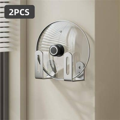 Lot de 2 planches à découper, cache-casseroles, évier, éponge, étagère de cuisine murale multifonctionnelle en acier inoxydable M&1-tier gray