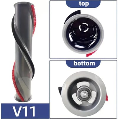 Vervangende Opzetborstel Geschikt voor Dyson V11 – Carbonvezel Rollerborstel – Compatibel met Dyson V11 Draadloze Stofzuiger – Accessoire voor Diepe Reiniging