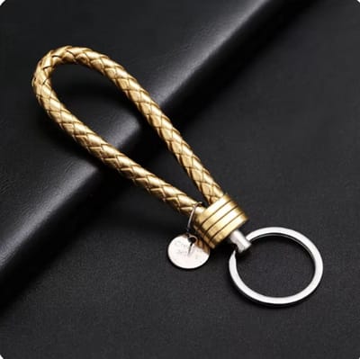 ***Handgemaakt met Gouden Gevlochten Weving | Trendy Accessoire voor Auto, Huis en Fiets | Geschikt voor Mannen en Vrouwen |van Heble® ***