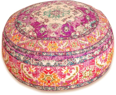 Dailygoods- Kussenhoes Boheemse Stijl - 60x20 cm - Katoenen Kussensloop - Meditatie Kussen - Handgenaaid - Uniek Ontwerp - Vloerkussen