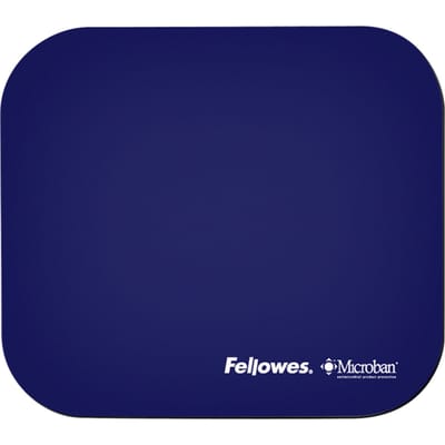 Fellowes Microban - Muismat - Antibacterieel - Antislip - Blauw