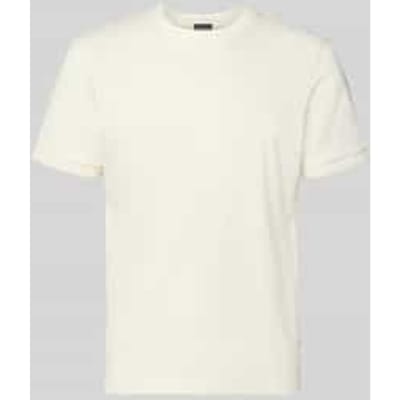 T-shirt met logostitching model 'Benluco'
