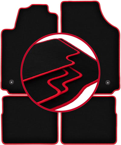 CARLUX-RED automatten voor: Audi A2 hatchback (2000-2005)