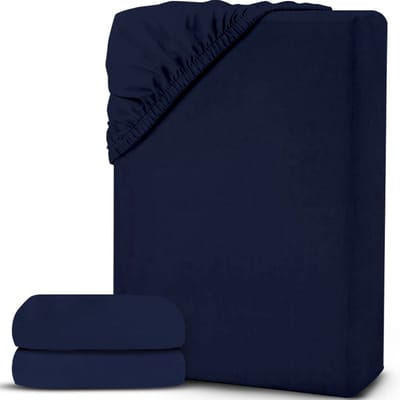 White-Label® Matrasovertrek 160x200 - Dekbedovertrek - Hoeslaken - Matrasbeschermer - Extra Zacht - Blauw