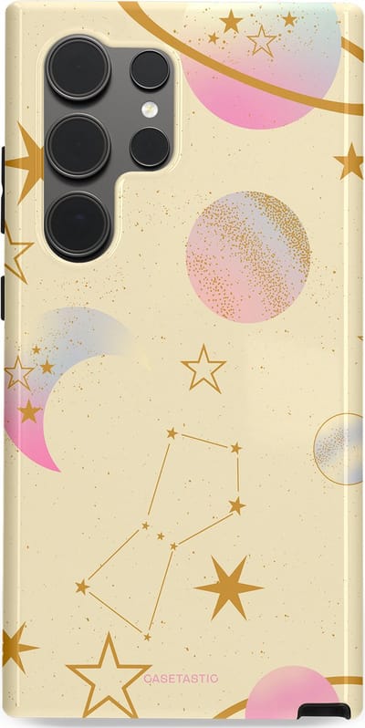 Casetastic Hoesje Geschikt voor Samsung S24 Ultra - Stijlvolle Beschermende Duo-layer Case - Zomerse nacht