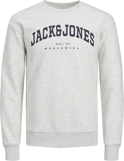 Jack & Jones sweater jongens - grijs - JJEcaleb - maat 128