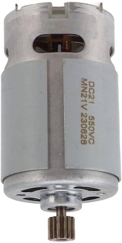 DC Motor 8.2 mm - 14 Teeth Micro Drive - Single Hand Saw 550 - 21 V - 18,000 rpm - Electric Exhaust Fan 29,800 rpm - voor RS550 Single Hand Saw 18,000 rpm
