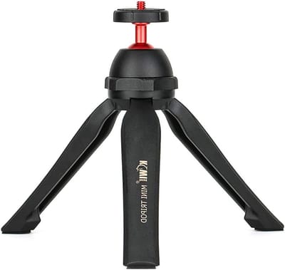 Vlog Mini Tabletop Tripod met Handvat voor Compacte Camera's en Smartphones - Ideaal voor Sony, Canon, Panasonic en DJI Osmo Pocket, Perfect voor Selfies en Vloggen