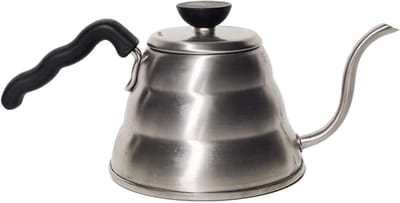 Zwanenhals Waterkoker - Giet Over Ketel - Koffie Thee Zetten - Ingebouwde Thermometer - 1 Liter - Roestvrij Staal