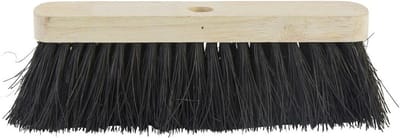 Betra Bezemkop - buitenbezem - zwart - FSC hout/natuurvezel - 40 cm