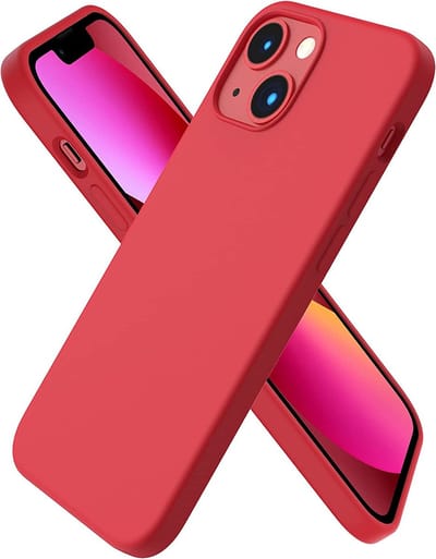 Hoesje Geschikt voor iPhone 14 – Liquid Siliconen Backcover – Rood