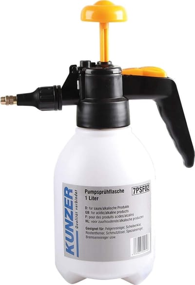 Drukspuit - Pompspuitfles - Planten Water Geven - 1 Liter Inhoud - 12 x 25 x 38 cm - Wit