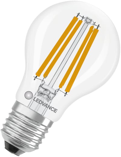 Ledvance LED Classic A60 Filament Lamp E27 - 11W 1521lm 2700K 230V - Ø60mm - Geschikt voor woonkamer, eetkamer, grote armaturen