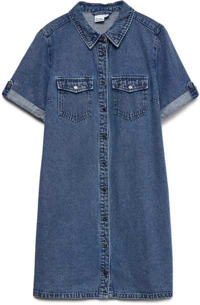 Vero Moda Denim jurk VMJENNIE Korte jurk