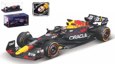 Bburago Red Bull Racing RB19 - #1 Max Verstappen - Formule 1 2023 - met helm - schaalmodel - modelauto - schaal 1:43