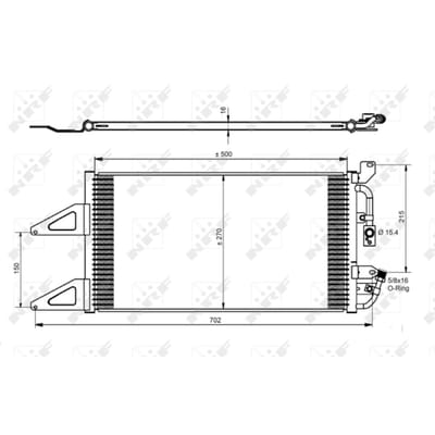 Condensor, airconditioning NRF 35489