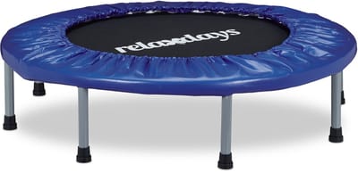 Fitness trampoline - Ø 95 cm - opvouwbaar - blauw