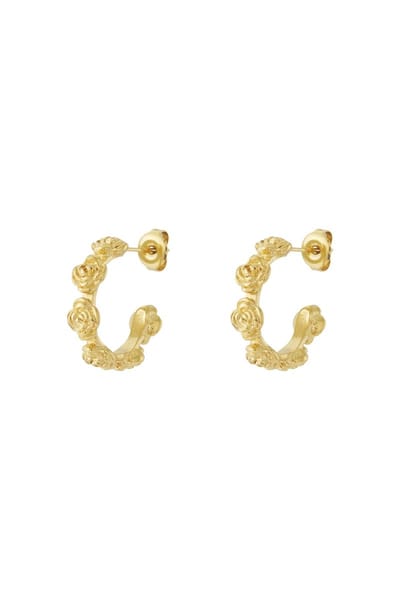 Buy Me A Flower earrings - Oorbellen - RVS - Jewelry - Oorbel - Bloemen - Roestvrijstaal - Bloem - Sieraden - cadeau