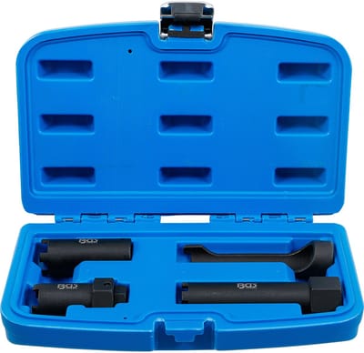 BGS sleufmoersleutelset, buitenste spie voor vrachtwagens, 4 stuk...