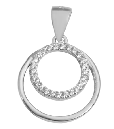 AKZENT Akzent dameshanger "Lilian" van 925 Sterlingzilver, gerodineerd, duurzaam