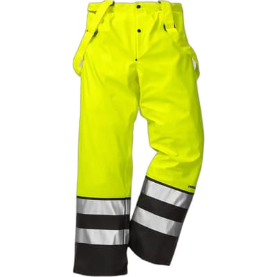 Fristads Hi Vis Regenbroek Klasse 2 2625 Rs - Hi-Vis geel/zwart - 2XS