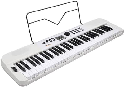 NUX NEK-110 Keyboard met 61 Aanslaggevoelige Toetsen en Bluetooth