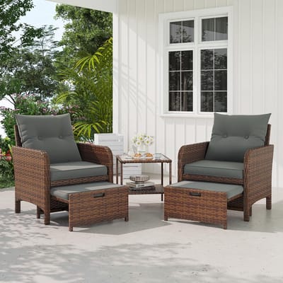 Luxe Loungeset – Weerbestendig – 69x61x74 cm – Industrohome
