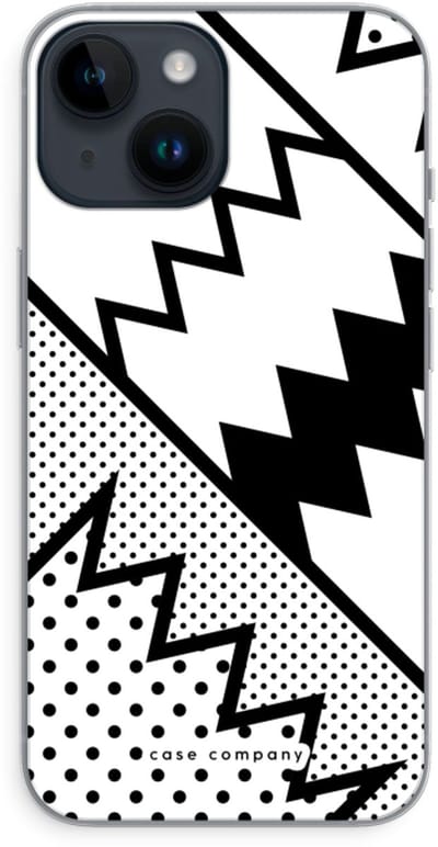 Case Company® - Hoesje geschikt voor iPhone 14 hoesje - Pop Art #5 - Soft Cover Telefoonhoesje - Bescherming aan alle Kanten en Schermrand