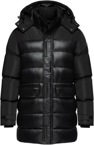 OMBRE Jas - Polyamide - Lange Mouw - Drukknopen Zwart S