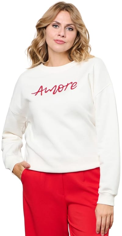 &Co Woman AMORE - Sweater - S - Wit