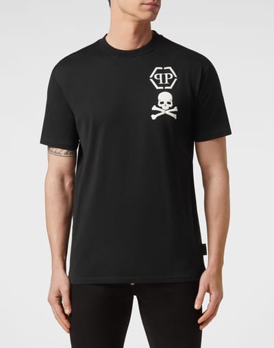 T-Shirt V-Hals Skull