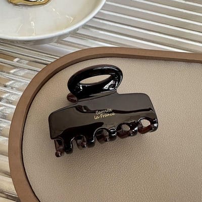 Koreaanse Acetaat Haarklauwclip Luxe Getinte Haaienklem voor Vrouwen Meisjes, Elegante Achterhaarstyling Formele & Casual Haaraccessoires